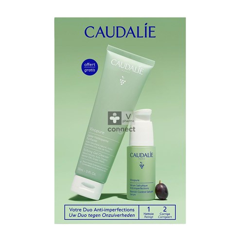 Caudalie Coffret Vinopure Sérum & Gelée 2026