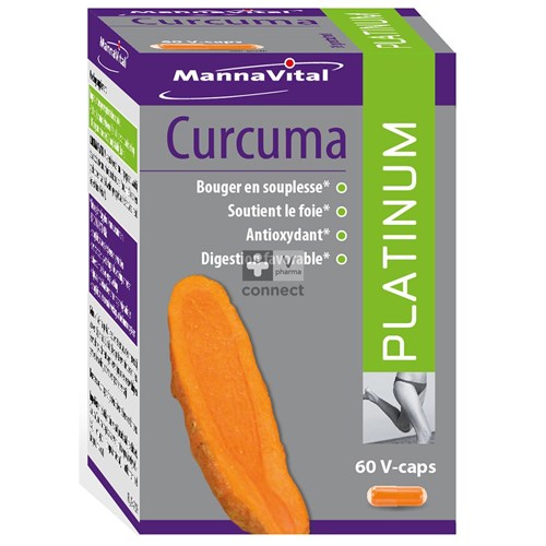 Mannavital Curcuma Platinum V-caps 60