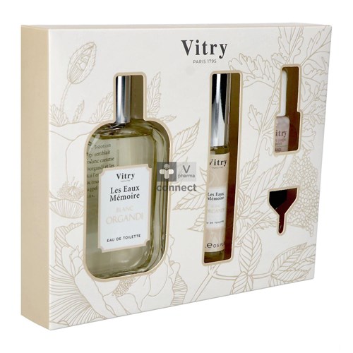 Vitry Coffret Blanc Organdi 3 Produits