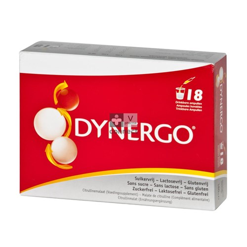 Dynergo Drinkbare ampullen 18 x 10 ml