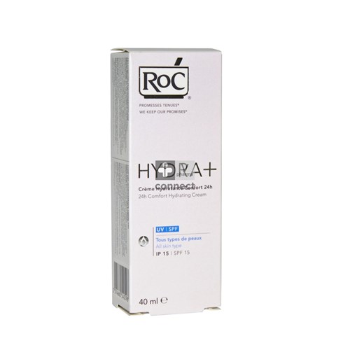 Roc Hydra+ Crème Hydratante Confort SPF15 40 ml