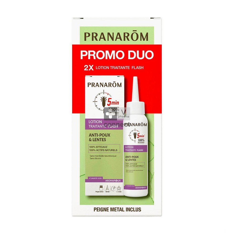 Pranarom Aromapoux Lotion Flash  2 X 100 ml Promo