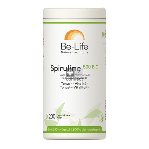 Be-Life Spiruline 500 Bio 200 Comprimés