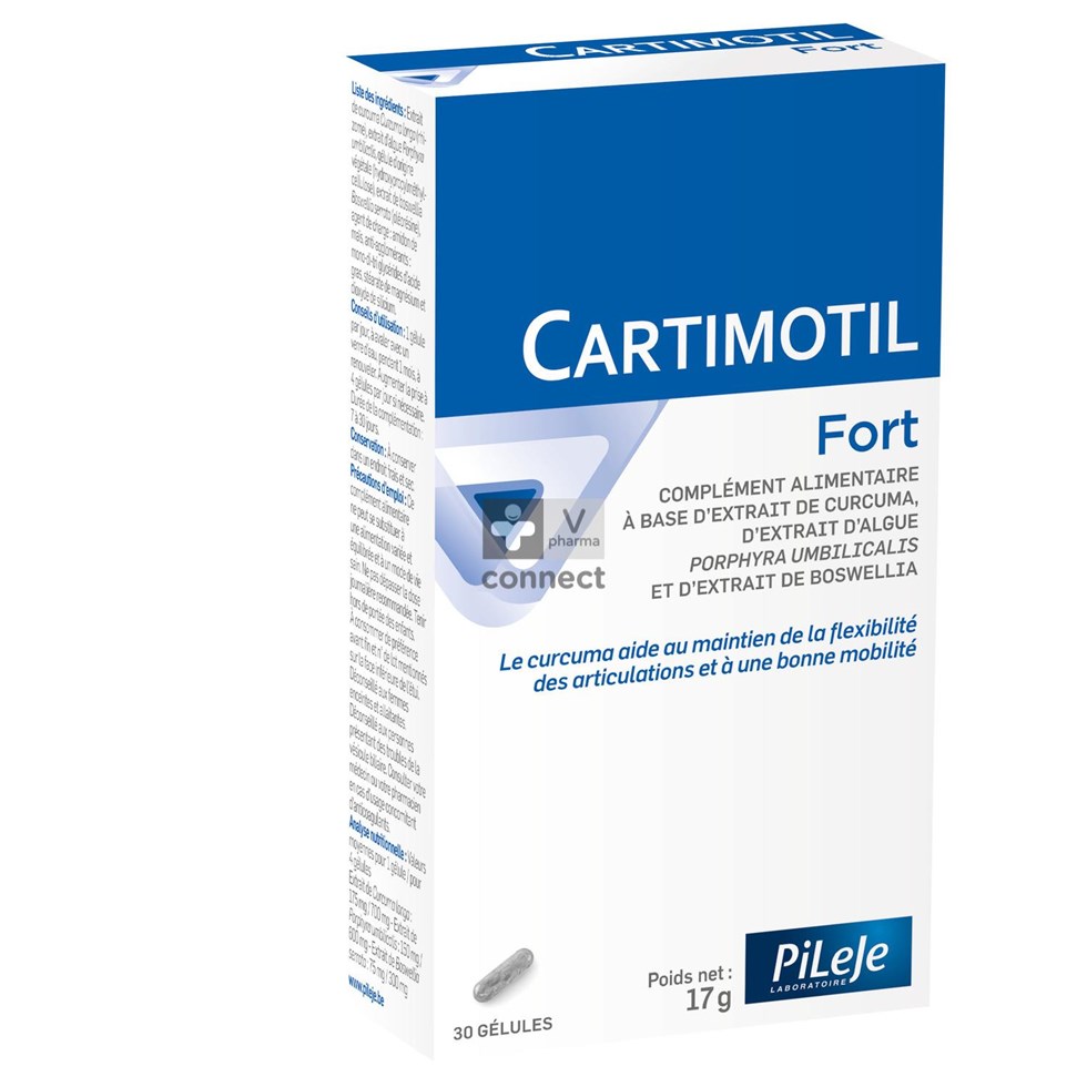 Pileje Cartimotil Fort 30 Capsules