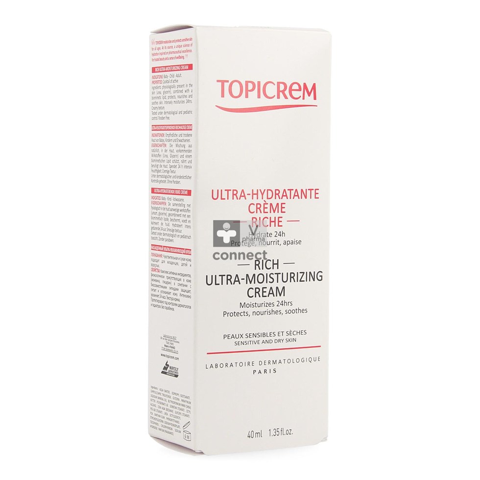 Topicrem Ultra Hydratant Crème Riche 40 ml