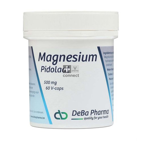 Magnesiumpidolaat V-caps 60x500mg Deba