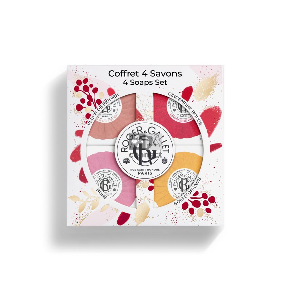 Roger&gallet Kerstset 4 Savons Bestsellers