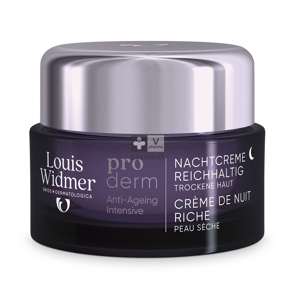 Widmer Proderm Nachtcrème Rijke Textuur 50ml