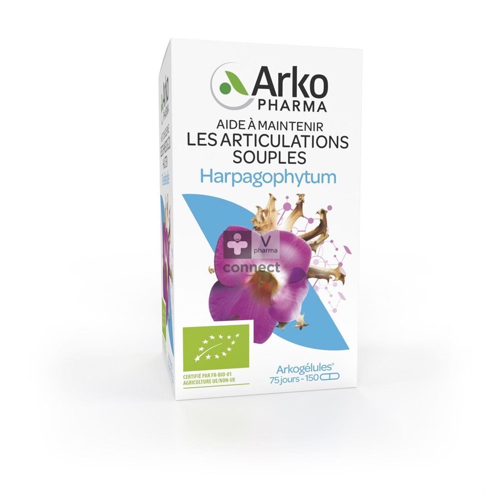 Arko Gelules Harpagophytoml Bio 150 Gelules