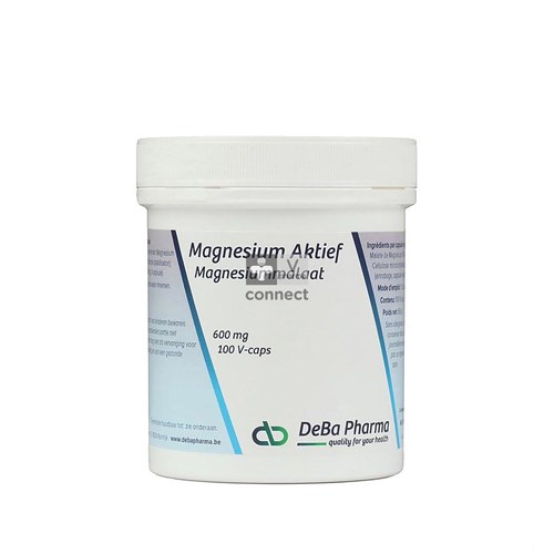 Magnesium Actif Caps 100 X 600mg Deba