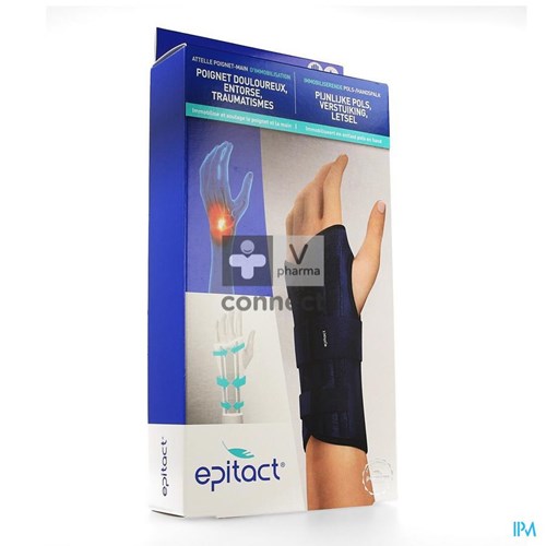 Epitact Attelle Poignet Main Immobilisation Gauche L