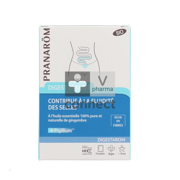 Pranarom Digest Transit 10 Sachets X 6gr