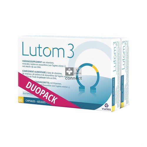 Lutom 3 2 x 60 capsules