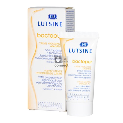 Lutsine Bactopur Creme Hydratante 30 ml