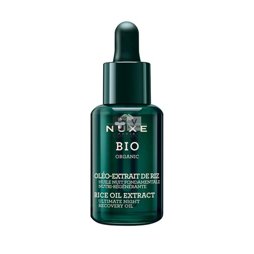 Nuxe Bio Huile Nuit Fondamentale Nutri-Régénérante 30 ml