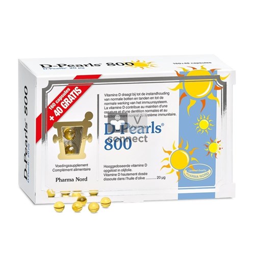 D-Pearls 800 160+40 Capsules Promo