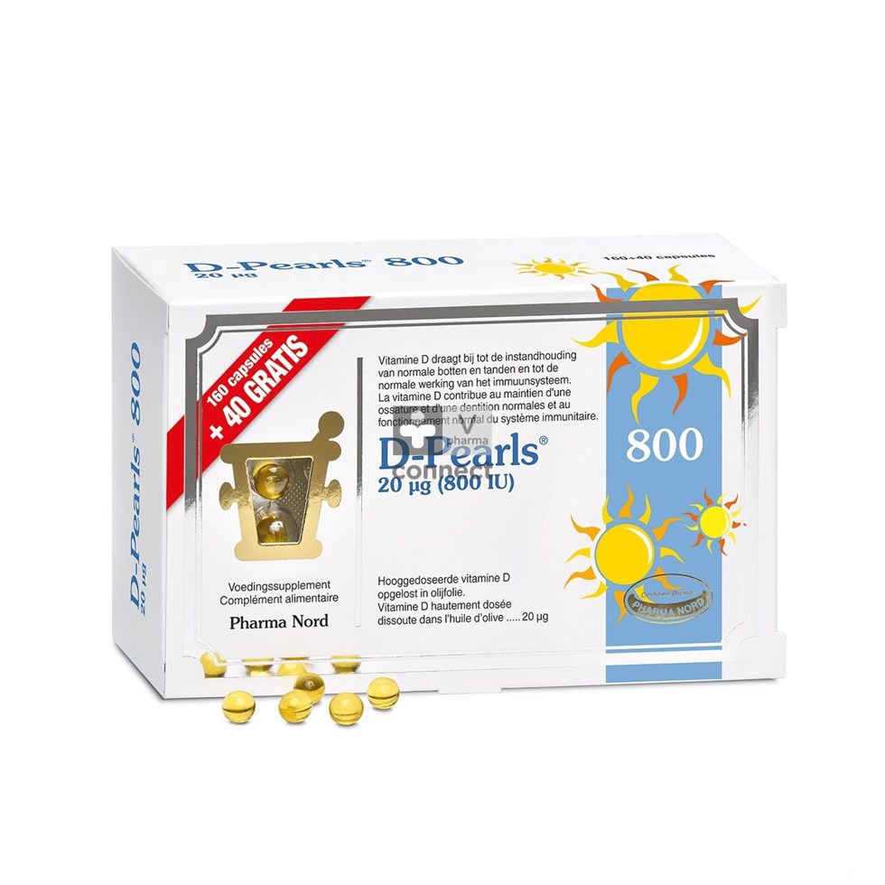 D-Pearls 800 160+40 Capsules Promo