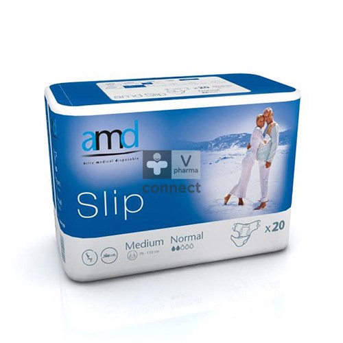 AMD Slip Medium Normal Bleu 20 Pièces Ref.072.500