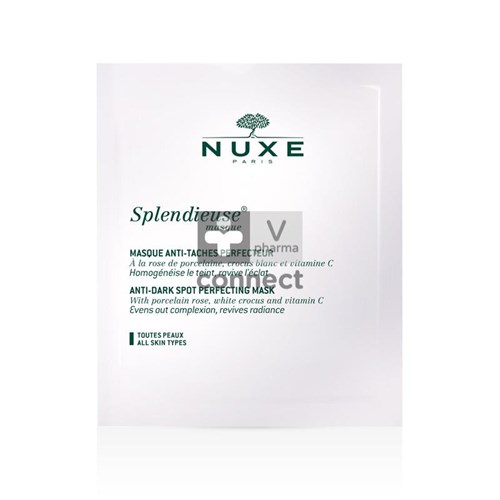 Nuxe Splendieuse Masque Anti-Taches Perfecteur 6 Sachets Individuels