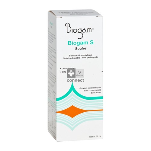 Biogam Soufre Gouttes 60 ml