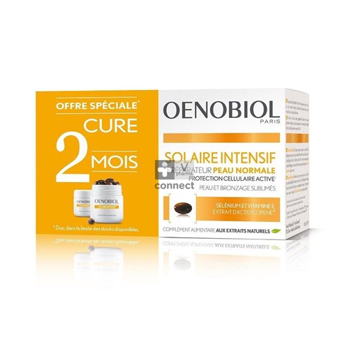 Oenobiol Solaire Intensif 2 x 30 Capsules Promo