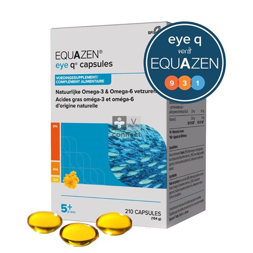 Equazen Omega 3/6 Pot Caps 210