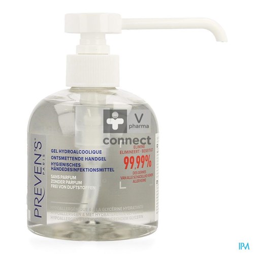 Preven's Gel Mains Hydro Alcoolique 300 ml + Pompe