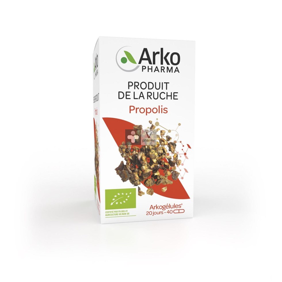 Arkogelules Propolis Bio 40 Gelules