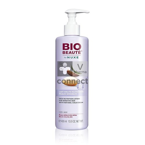 Bio Beauté Nuxe Lait Corps Haute Nutrition au Cold Cream 400 ml
