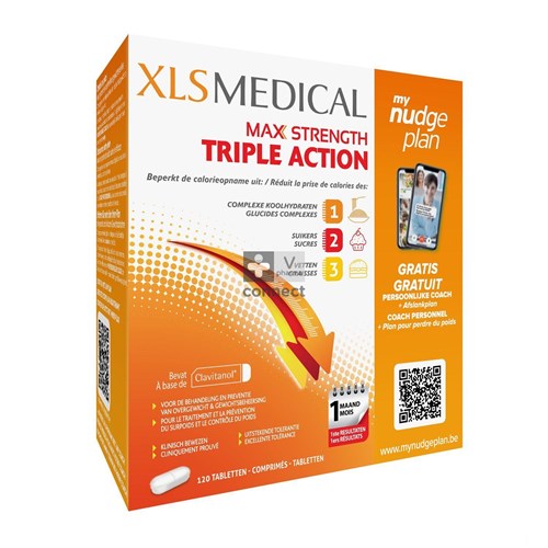 Xls Medical Max Strength 120 tabletten