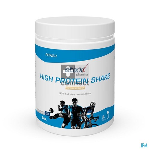 Etixx High Protein Shake Vanilla Pdr 240g