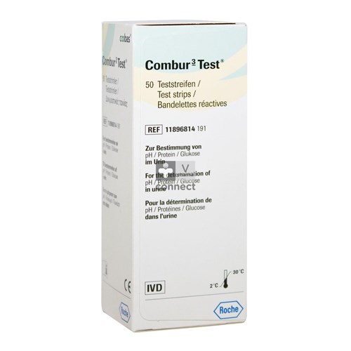 Combur 3 Test Strips 50 11896814191