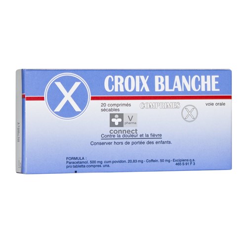 Croix Blanche 20 Comprimes