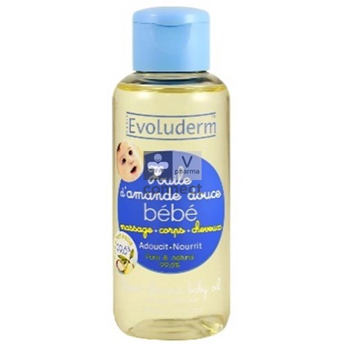 Evoluderm Bébé Huile d'Amande Douce 100 ml