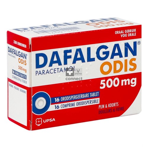 Dafalgan 500 Mg Odis 16 Comprimes Orodispersibles