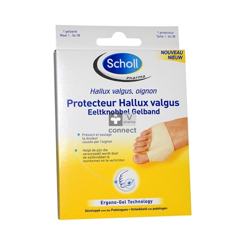 Scholl Pharma Hallux Valgus Gelband 36-38 T1 1stuk