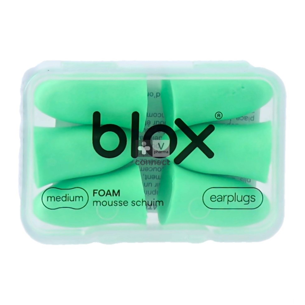 Blox Schuim Medium Groen Oordoppen 3 Paar
