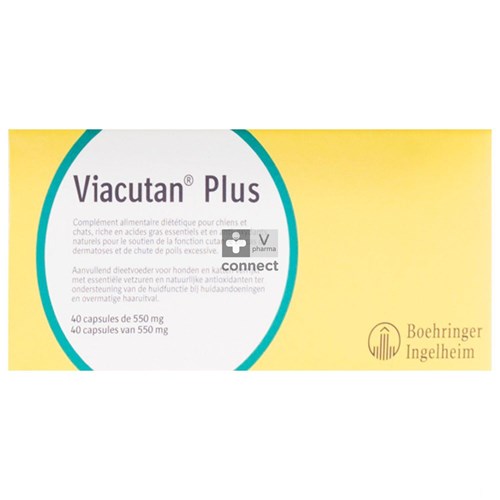 Viacutan Plus 550 mg 40 Capsules