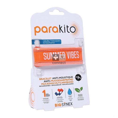 Para'kito Bracelet Adulte Good Vibes Orange