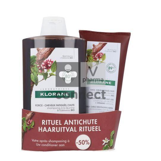 Klorane Shampooing Quinine Bio 400mll + Après Shampooing