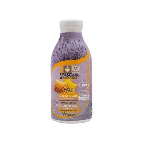 Bio Seasons Douchegel Z/sulfaat Honing 300ml