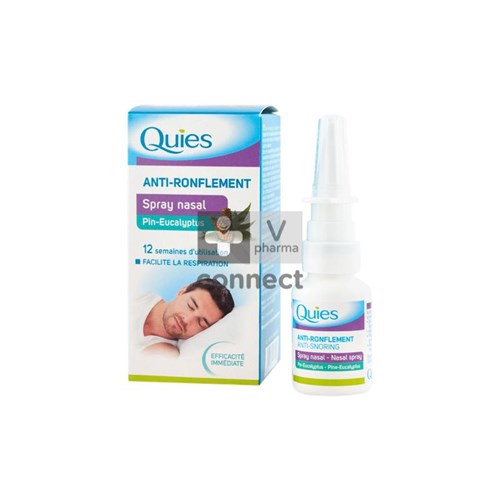 Quies A/snurken Den-eucalyptus Neusspray 15ml