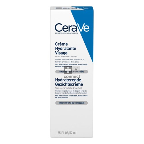 Cerave Creme Hydraterend Gezicht 52ml