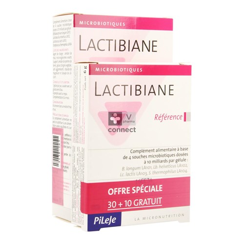 Pileje Lactibiane Référence 30 + 10 Gelules