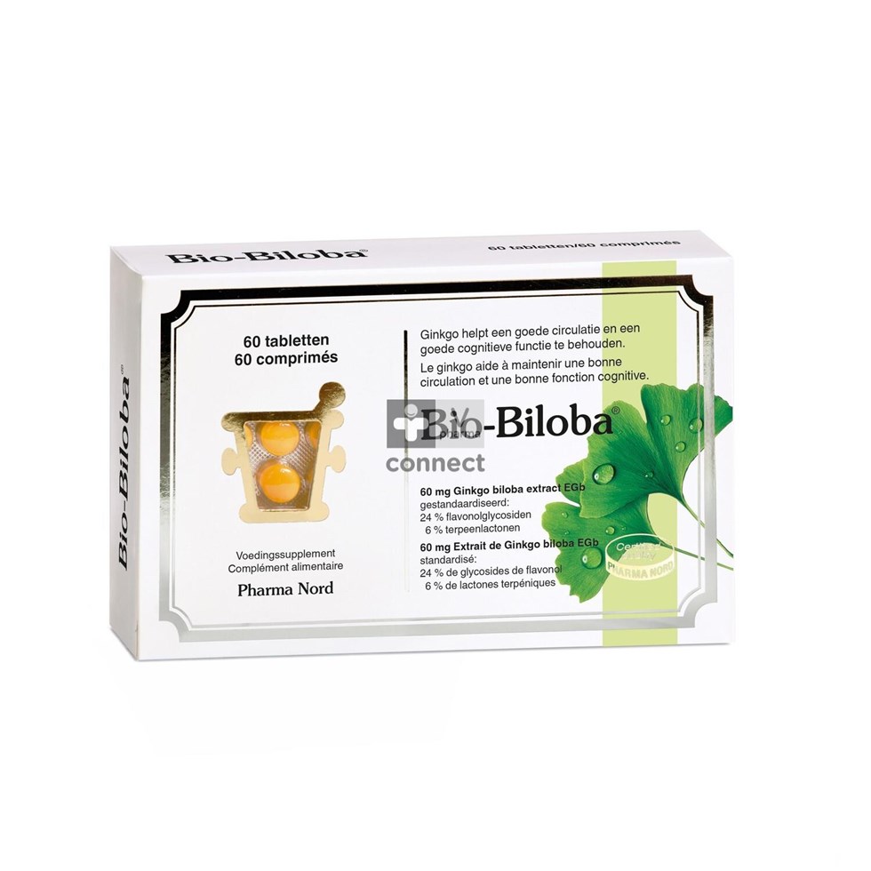 Bio Biloba 60 mg 60 Comprimés Pharma Nord