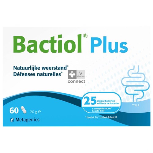 Metagenics Bactiol Plus 60 Gélules