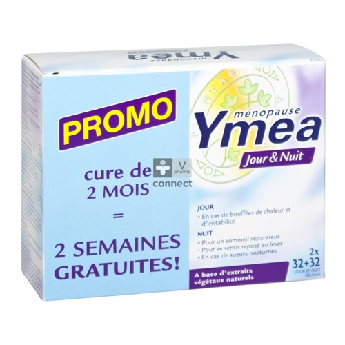 Ymea Jour & Nuit 2 x 64 Gélules Prix Promo