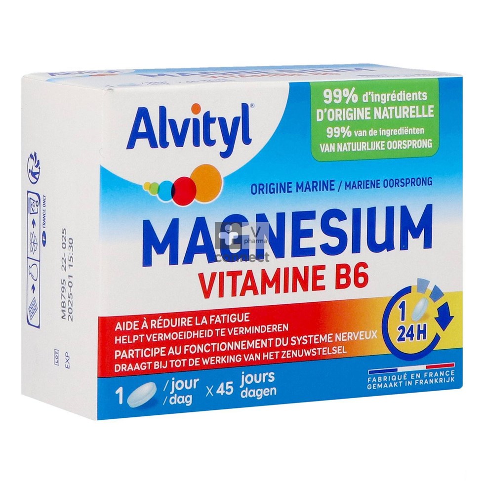 Alvityl Magnesium Vitamine B6 Tabl 45
