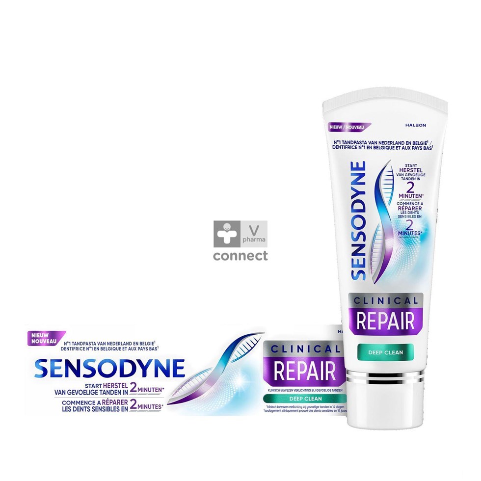 Sensodyne Dentifrice Clinical Repair Deep Clean 75Ml