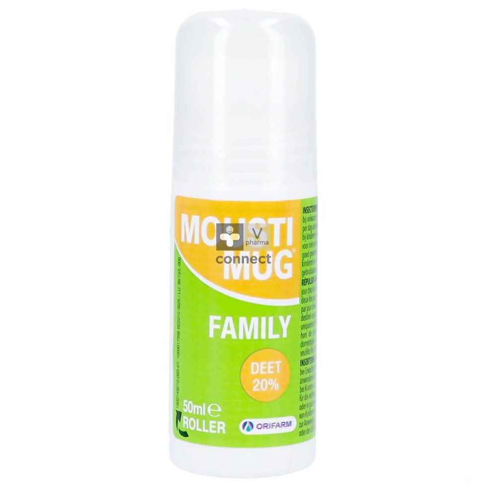 Moustimug Tropical 20% Deet Roller 50ml